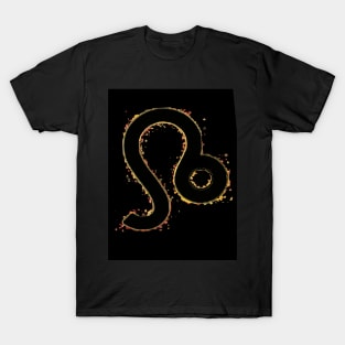 Leo Zodiac Art T-Shirt